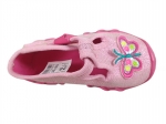 0-110P507 SPEEDY RÓŻOWE BROKAT MOTYL :: kapcie buciki obuwie dziecięce poniemowlęce Befado  18-26 - galeria - foto#5