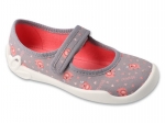 20-114Y561 BLANCA SZARO RÓŻOWE W SŁONIKI  :: MIĘKKIE WKŁADKI SOFT-B system :: balerinki czółenka dziewczęce kapcie buciki obuwie dziecięce - galeria - foto#2