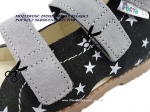 8-1210 CZARNY GWIAZDKI buty sandałki kapcie profilaktyczne przedszk. 26-30  Mrugała - galeria - foto#4
