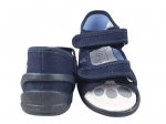 0-13-112NP GRANAT ZYGZAK niebieski : WKŁADKI PROFILOWANE : sandałki kapcie obuwie wcz.dziecięce buty Renbut  19-27 - galeria - foto#2