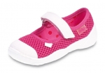 0-209P025 Maxi różowe balerinki kapcie buciki czółenka na rzep obuwie dziecięce poniemowlęce Befado  20-25 - galeria - foto#3