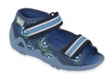 01-250P100 SNAKE GRANATOWE W  PIŁKI :: sandalki kapcie buciki obuwie dziecięce wcz.dziecięce buty Befado Snake - galeria - foto#2