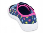 1-251X162 TIM GRANATOWE w kolorowe bużki :: półtrampki na rzep kapcie dziewczęce buciki obuwie dziecięce buty Befado 25-30 - galeria - foto#3