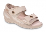 20-433X019 SUNNY złote z brokatem sandałki sandały profilaktyczne kapcie obuwie dziecięce Befado  26-30 - galeria - foto#2
