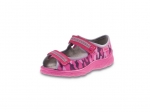 20-969X120 MAX JUNIOR fioletowo różowe sandałki kapcie, obuwie dziecięce profilaktyczne Befado 25-30 - galeria - foto#3