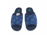 61-29787 ADANEX BIO Anatomic Pu Sole GRANATOWE W KWIATKI kapcie klapki profilaktyczne damskie DIANA Adanex  36-42 - galeria - foto#7