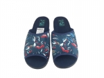 61-29862 ADANEX BIO Anatomic Pu Sole GRANATOWE W KWIATKI kapcie klapki profilaktyczne damskie DIANA Adanex  36-42 - galeria - foto#7