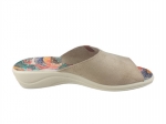 61-29667 ADANEX BIO SILVIA BEŻOWE laczki kapcie klapki profilaktyczne na koturnie  damskie z odkrytymi palcami Adanex Anatomic PU SOLE 37-42 - galeria - foto#3