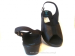 61-14021 czarne sandały BIO damskie Adanex - galeria - foto#2