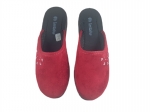 62-CU09H CZERWONY  z diamencikami : kapcie-klapki profilaktyczne damskie Inblu Anatomico - galeria - foto#7