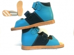 8-1002/1 c.niebiesko/turkusowe buty-sandałki-kapcie profilaktyczne ortopedyczne przedszk. 26-30  AURELKA - galeria - foto#3