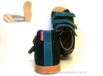8-1014B granatowo turkusowe buty-sandałki-kapcie profilaktyczne ortopedyczne przedszk. 26-30  AURELKA - galeria - foto#2
