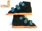 8-1014B granatowo turkusowe buty-sandałki-kapcie profilaktyczne ortopedyczne przedszk. 26-30  AURELKA - galeria - foto#3
