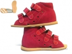 8-1014B różowe buty-sandałki-kapcie profilaktyczne ortopedyczne przedszk. 26-30  AURELKA - galeria - foto#3