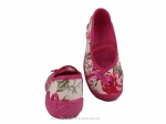 1-116X170 BLANCA  różowe w róże z kokardką balerinki czółenka dziewczęce kapcie buciki obuwie dziecięce  Befado  25-30 - galeria - foto#2