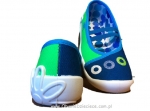 21-116Y136 BLANCA c.niebiesko zielone balerinki czółenka dziewczęce kapcie buciki obuwie dziecięce buty Befado  31-36 - galeria - foto#2