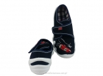 1-273X051 SKATE GRANATOWE wyścigówka :: kapcie buciki na rzep obuwie dziecięce przedszkolne szkolne  Befado Skate - galeria - foto#2