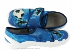 1-273X155 SKATE niebieskie z piłka i piłkarzem kapcie buciki obuwie dziecięce przedszkolne szkolne  Befado Skate - galeria - foto#3