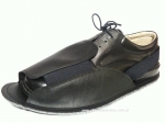 10-210/1D czarne ochronne filcowe/tworzywowe obuwie muzealne, wielorazowego użytku ochraniacze na buty DAMSKO MĘSKIE  30,5cm  Bisbut  ( 36 - 41 ) - galeria - foto#2