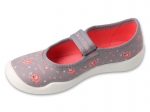 20-114Y561 BLANCA SZARO RÓŻOWE W SŁONIKI  :: MIĘKKIE WKŁADKI SOFT-B system :: balerinki czółenka dziewczęce kapcie buciki obuwie dziecięce - galeria - foto#3