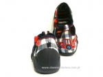 0-110P076 SPEEDY granatowe w kratkę kapcie-buciki-obuwie dziecięce poniemowlęce Befado  18-26 - galeria - foto#2