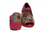 01-213P074 PAPI szaro różowe z konikiem kapcie buciki sandałki obuwie wcz.dziecięce  Befado  18-25 - galeria - foto#2