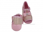 01-213P094 PAPI różowe z kokardką kapcie buciki sandałki obuwie wcz.dziecięce  Befado  18-25 - galeria - foto#2