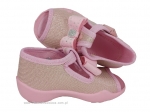 01-213P094 PAPI różowe z kokardką kapcie buciki sandałki obuwie wcz.dziecięce  Befado  18-25 - galeria - foto#3