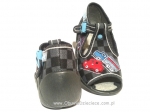 01-217P055 SNAKE szara kratka kapcie buciki sandałki obuwie wcz.dziecięce Befado  18-25 - galeria - foto#2