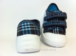 02-907P069 MAXI czarno niebieskie półtrampki na rzepy obuwie wczesnodziecięce Befado  20-25 - galeria - foto#2