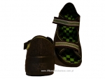 20-969X083 MAX JUNIOR szaro zielone sandałki - kapcie dziecięce Befado Max - galeria - foto#2