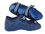 20-969X117 MAX JUNIOR SZARY NIEB. sandały, sandałki kapcie, obuwie dziecięce profilaktyczne Befado 25-30 - galeria - foto#3
