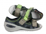 20-065X099 SUNNY szare sandałki - sandały profilaktyczne  - kapcie obuwie dziecięce Befado  26-30 - galeria - foto#3
