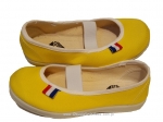 21-1JARBdzżó 111-Y yellow żółte jarmilki czeszki flagi ORYGINALNE czółenka tenisówki dziewczęce/damskie  JARMILKI DAGROD  25-34 - galeria - foto#3