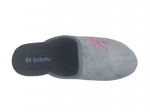62-CU02D SZARY  z haftem : kapcie-klapki profilaktyczne damskie Inblu Anatomico - galeria - foto#5