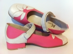 2-k2205b-rz biało różowe eleganckie czółenko dziewczęce damskie przedszkolne szkolne buty Kucki 31-36 - galeria - foto#3