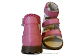 8-1199-04 biało jasno różowe sandały sandałki-kapcie profilaktyczno korekcyjne 19-25  Mrugała Porto - galeria - foto#2