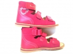 8-1199-5555 c. różowe amarantowe buty-sandałki-kapcie profilaktyczne  przedszk. 19-25  Mrugała - galeria - foto#3