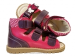 8-1299-55n fioletowo amarantowe buty-sandałki-kapcie profilaktyczne przedszk. 26-30  Mrugała - galeria - foto#3