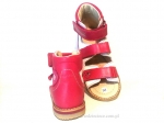 8-1299-1055 biało c.różowe amarantowe buty-sandałki-kapcie profilaktyczne  przedszk. 26-30  Mrugała - galeria - foto#2