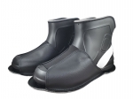 10-210/1D czarne ochronne filcowe/tworzywowe obuwie muzealne z białą gumką, wielorazowego użytku ochraniacze na buty DAMSKO MĘSKIE  30,5cm  Bisbu - galeria - foto#2