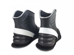 10-210/1D czarne ochronne filcowe/tworzywowe obuwie muzealne z białą gumką, wielorazowego użytku ochraniacze na buty DAMSKO MĘSKIE  30,5cm  Bisbu - galeria - foto#3