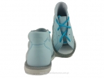 8-BP38MA/A KUBA BŁĘKIT :: miekka skóra kozia :: błękitne kapcie sandałki obuwie profilaktyczne przedszk. 24-26 buty Postęp - galeria - foto#2