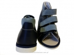 8-BP38MP/A MIGOTKA granatowe kapcie na rzepy sandałki obuwie profilaktyczne przedszk. 24-26 buty Postęp - galeria - foto#2