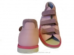 8-BP38MP/A MIGOTKA RÓŻ JASNY kapcie na rzepy sandałki obuwie profilaktyczne przedszk. 24-26 buty Postęp - galeria - foto#2