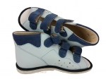 8-BP38MP/A MIGOTKA BŁĘKIT j.niebieskie kapcie na rzepy sandałki obuwie profilaktyczne przedszk. 24-26 buty Postęp - galeria - foto#3