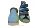 8-BP38MP/B MIGOTKA NIEBIESKIE JASNE kapcie na rzepy sandałki obuwie profilaktyczne przed+szkolne 27-34 buty Postęp - galeria - foto#2