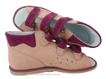 8-BP38MP/B MIGOTKA RÓŻ CIEMNY ::  kapcie na rzepy sandałki obuwie profilaktyczne przed+szkolne 27-34 buty Postęp - galeria - foto#3