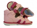 8-BP222dP/B  j.różowe kapcie na rzepy sandałki obuwie profilaktyczne przed+szkolne 27-34 buty Postęp - galeria - foto#3