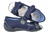 20-33-378P GRANAT ZYGZAK niebieski : WKŁADKI PROFILOWANE : sandałki - sandały profilaktyczne  - kapcie obuwie dziecięce Renbut  26-30 - galeria - foto#3